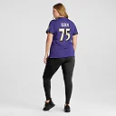 Zennovawear Jonathan Ogden Baltimore Ravens Women's Game Retired Player Jersey - Purple