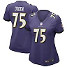 Zennovawear Jonathan Ogden Baltimore Ravens Women's Game Retired Player Jersey - Purple