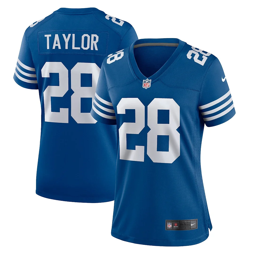 Zennovawear Jonathan Taylor Indianapolis Colts Women's Alternate Game Jersey - Royal