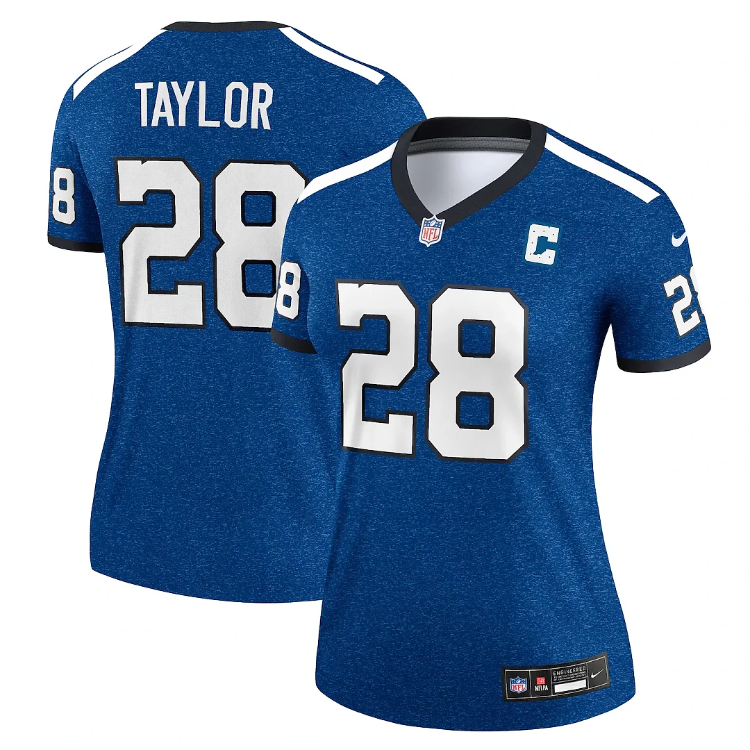Zennovawear Jonathan Taylor Indianapolis Colts Women's Alternate Legend Player Performance Top - Royal