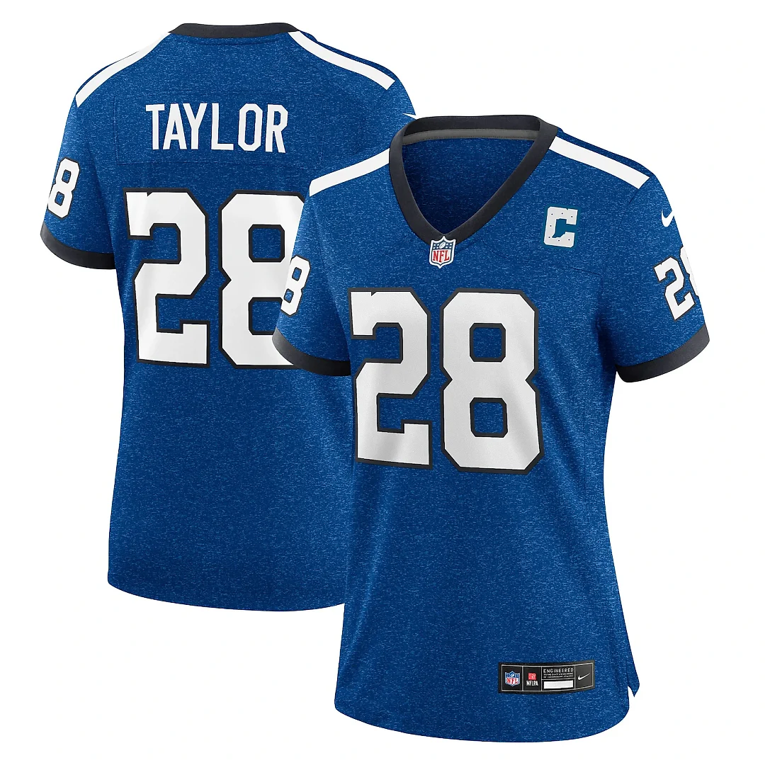 Zennovawear Jonathan Taylor Indianapolis Colts Women's Indiana Nights Alternate Game Jersey - Royal