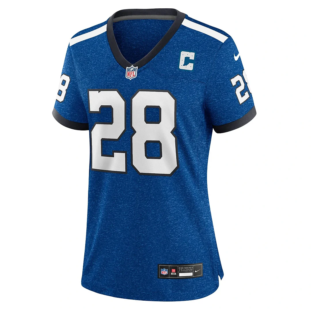 Zennovawear Jonathan Taylor Indianapolis Colts Women's Indiana Nights Alternate Game Jersey - Royal