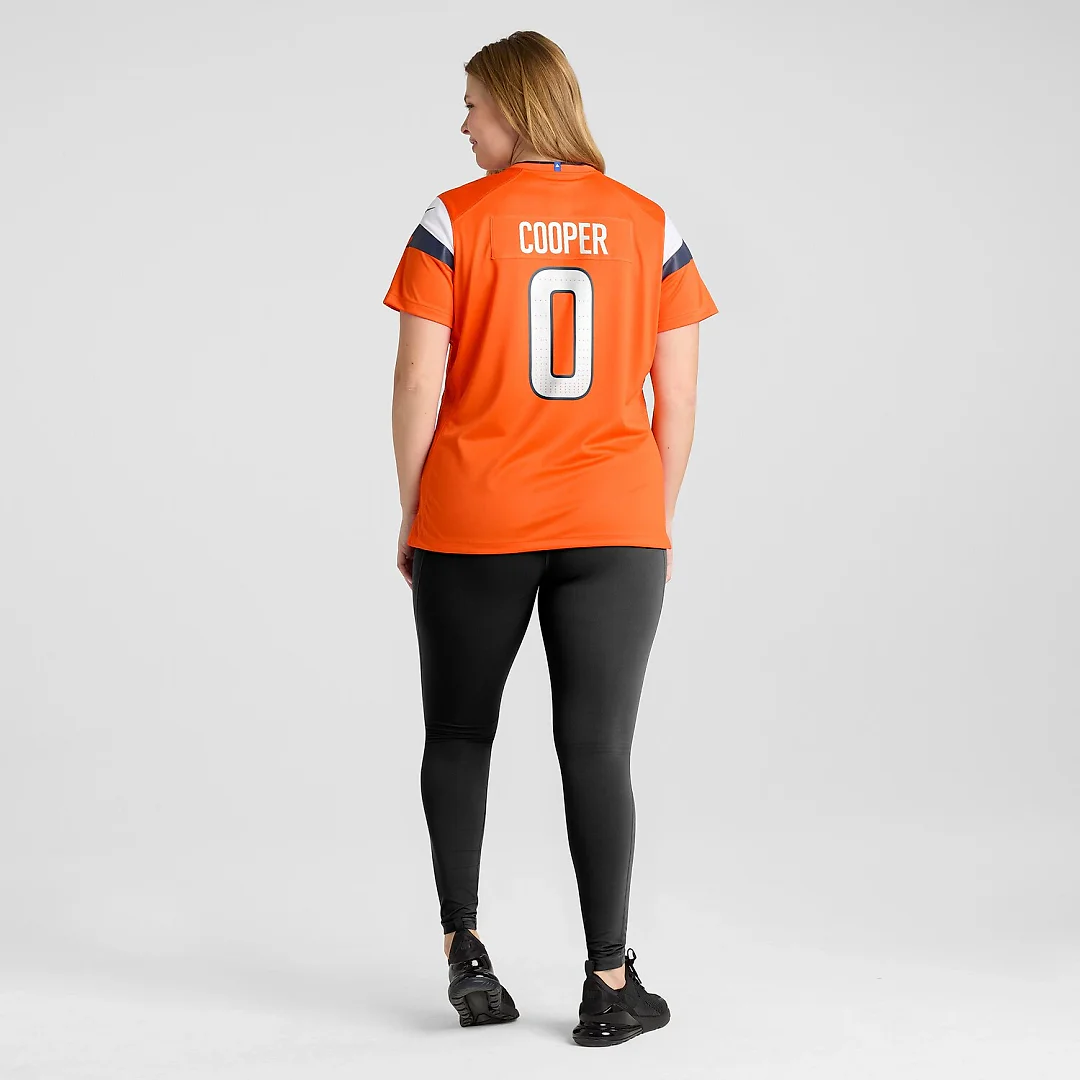 Zennovawear Jonathon Cooper Denver Broncos Women's Team Game Jersey - Orange