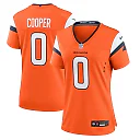 Zennovawear Jonathon Cooper Denver Broncos Women's Team Game Jersey - Orange