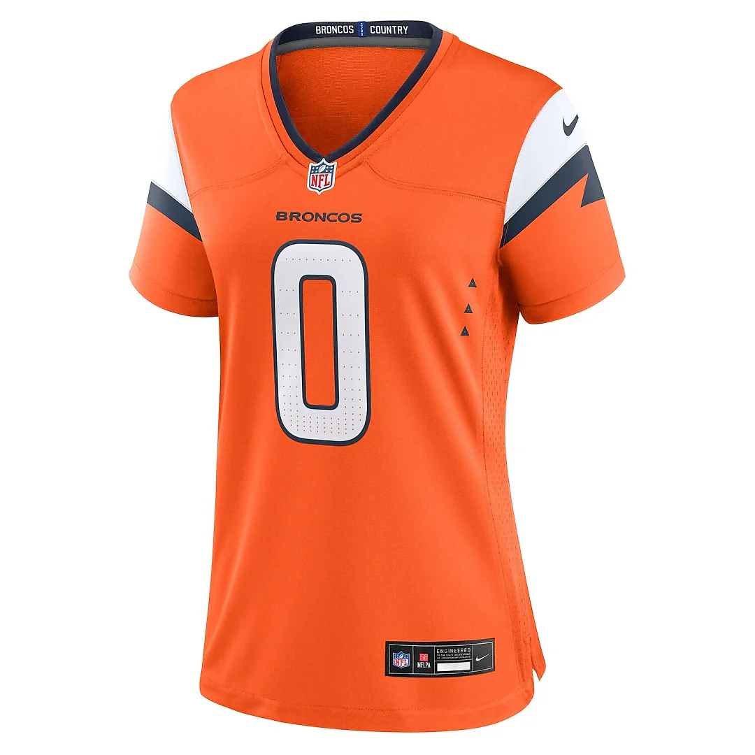 Zennovawear Jonathon Cooper Denver Broncos Women's Team Game Jersey - Orange