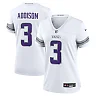 Zennovawear Jordan Addison Minnesota Vikings Women's Alternate Game Player Jersey - White