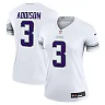 Zennovawear Jordan Addison Minnesota Vikings Women's Alternate Legend Player Performance Top - White