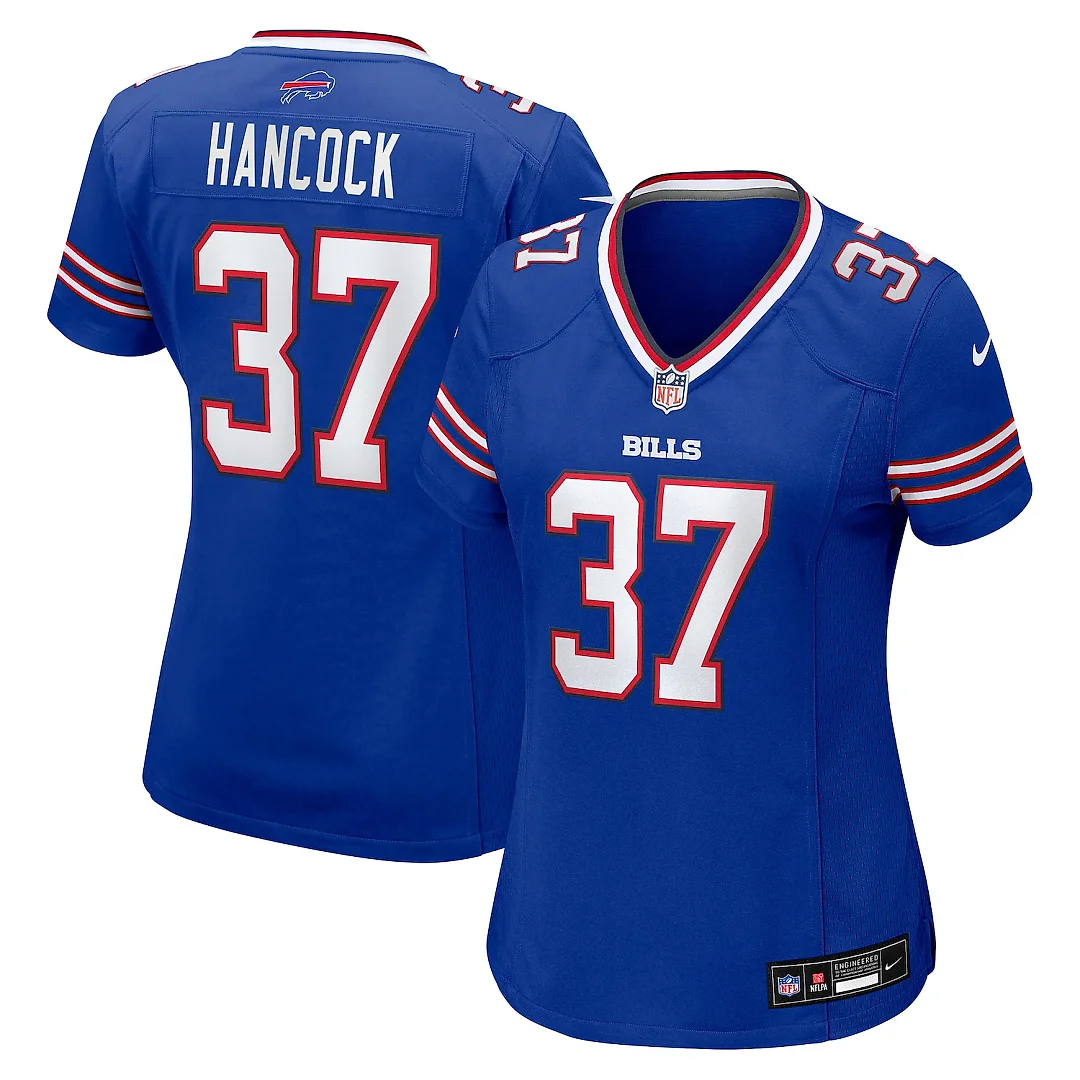 Zennovawear Jordan Hancock Buffalo Bills Women's Team Game Jersey - Royal