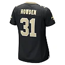 Zennovawear Jordan Howden New Orleans Saints Women's Team Game Jersey - Black