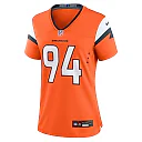 Zennovawear Jordan Jackson Denver Broncos Women's Team Game Jersey - Orange