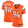 Zennovawear Jordan Jackson Denver Broncos Women's Team Game Jersey - Orange