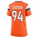 Zennovawear Jordan Jackson Denver Broncos Women's Team Game Jersey - Orange