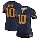 Zennovawear Jordan Love Green Bay Packers Women's The 1923 Classic Legend Player Dri-FIT Top - Navy