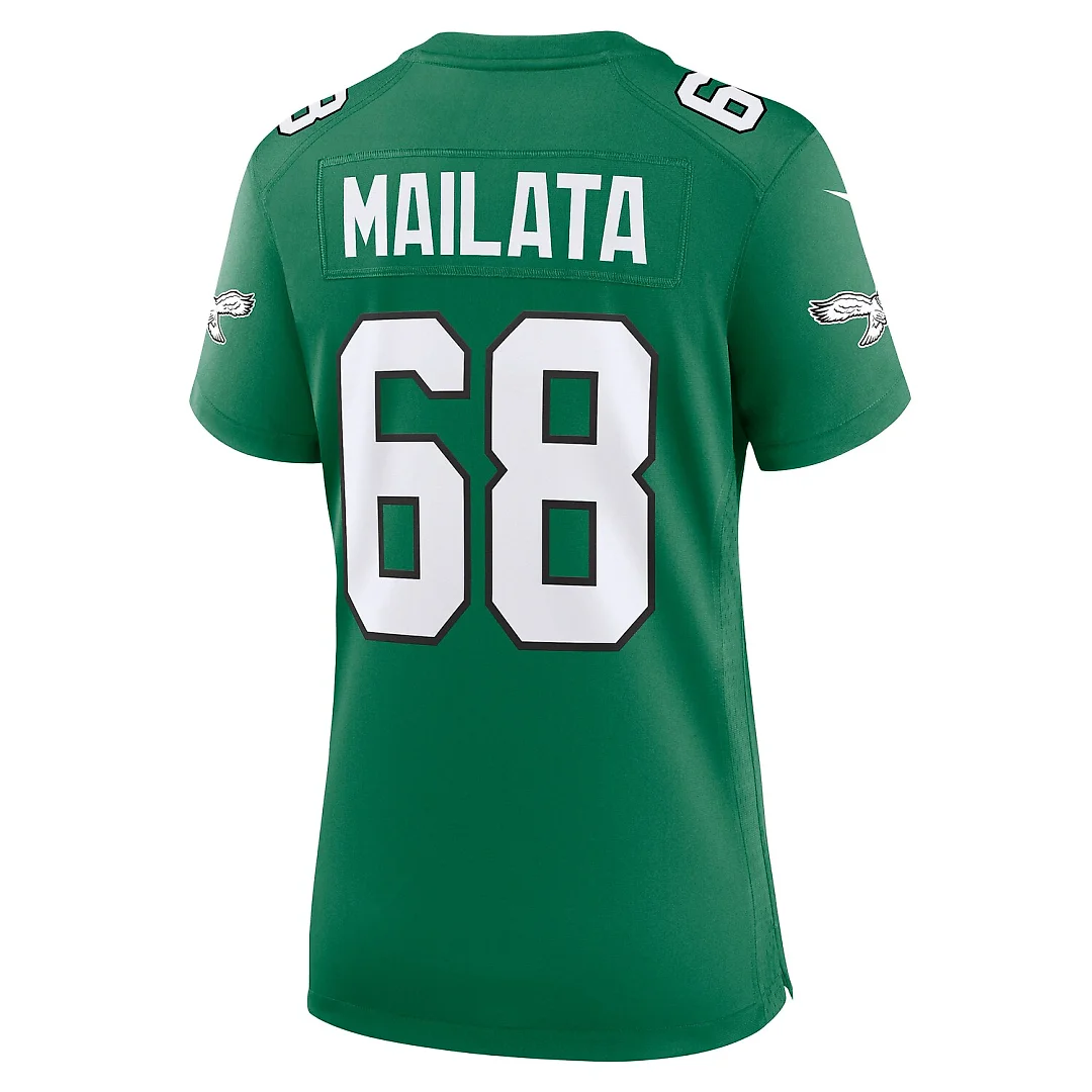 Zennovawear Jordan Mailata Philadelphia Eagles Women's Alternate Game Jersey - Kelly Green