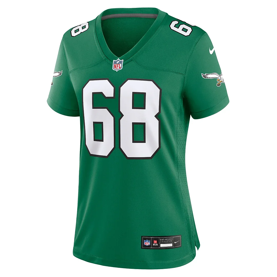 Zennovawear Jordan Mailata Philadelphia Eagles Women's Alternate Game Jersey - Kelly Green