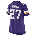Zennovawear Jordan Mason Minnesota Vikings Women's Team Game Jersey - Purple