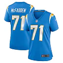 Zennovawear Jordan McFadden Los Angeles Chargers Women's Team Game Jersey - Powder Blue
