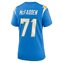 Zennovawear Jordan McFadden Los Angeles Chargers Women's Team Game Jersey - Powder Blue