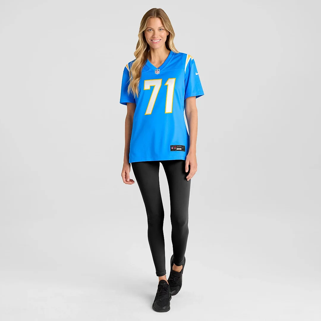 Zennovawear Jordan McFadden Los Angeles Chargers Women's Team Game Jersey - Powder Blue