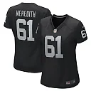 Zennovawear Jordan Meredith Las Vegas Raiders Women's Game Player Jersey - Black