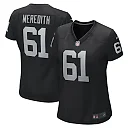 Zennovawear Jordan Meredith Las Vegas Raiders Women's Game Player Jersey - Black
