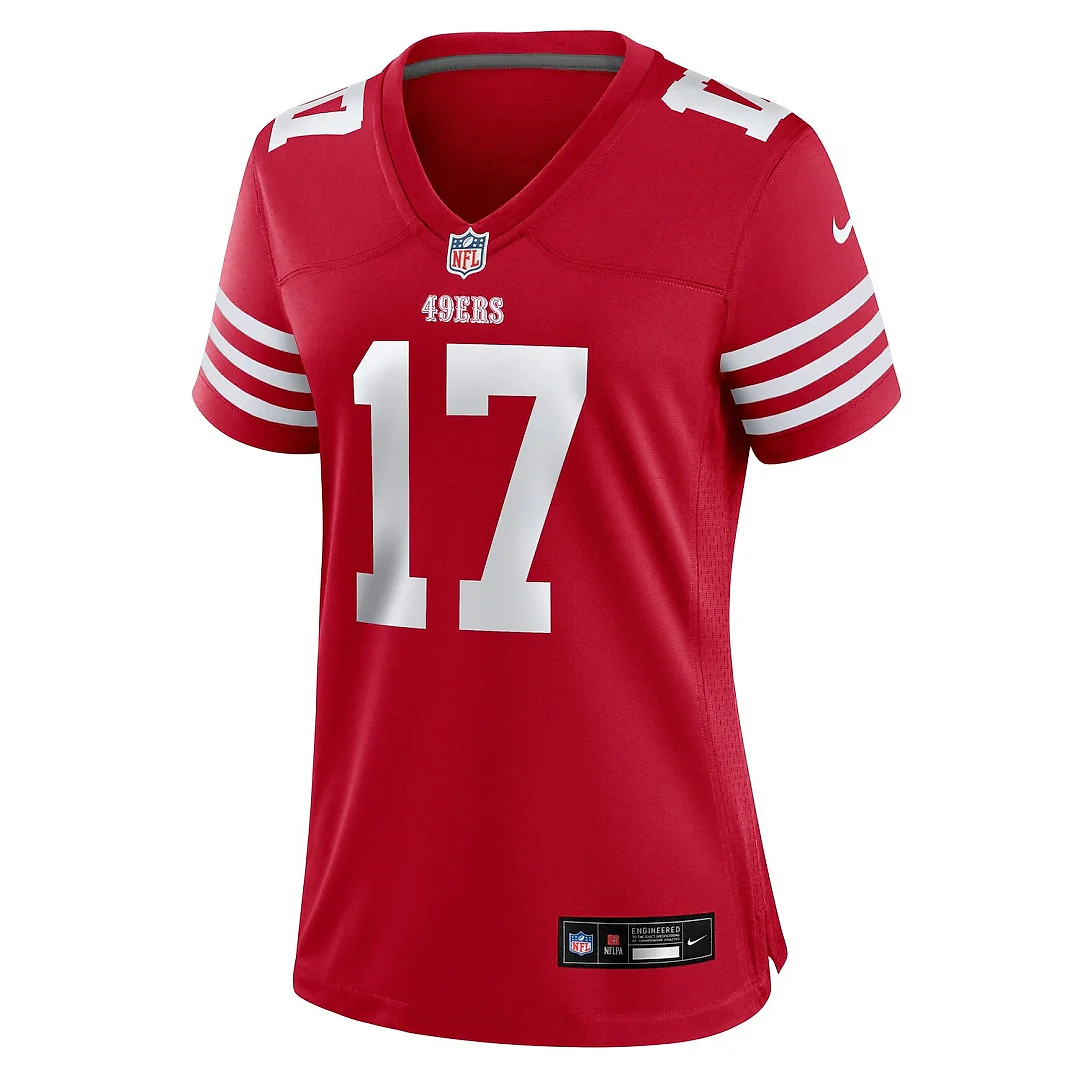 Zennovawear Jordan Watkins San Francisco 49ers Women's Team Game Jersey - Scarlet
