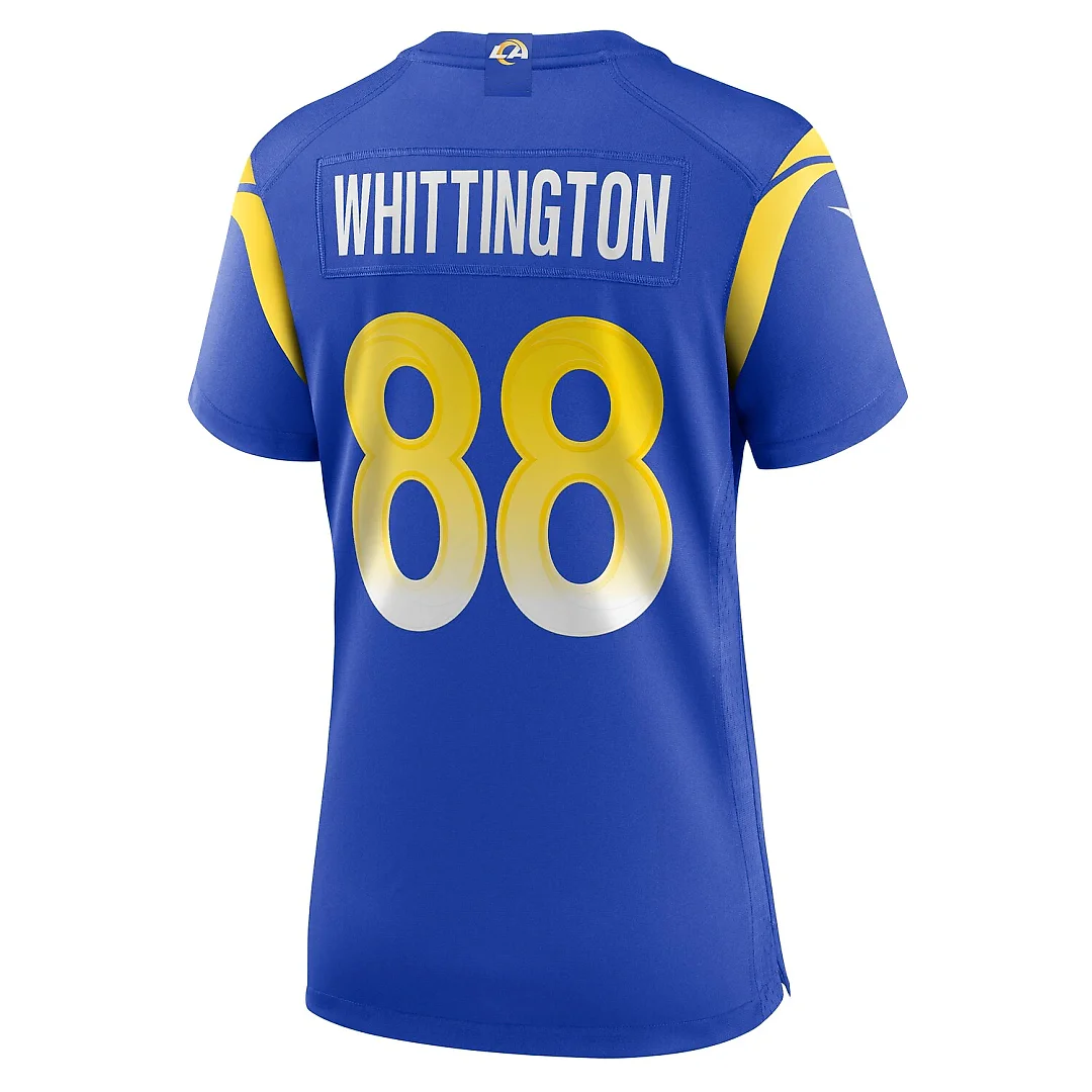 Zennovawear Jordan Whittington Los Angeles Rams Women's Game Jersey - Royal