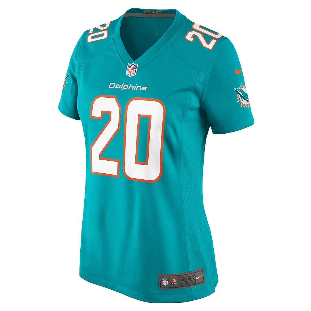 Zennovawear Jordyn Brooks Miami Dolphins Women's Game Jersey - Aqua