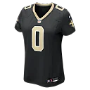 Zennovawear Jordyn Tyson New Orleans Saints Women's Game Jersey - Black
