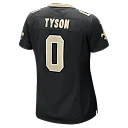Zennovawear Jordyn Tyson New Orleans Saints Women's Game Jersey - Black