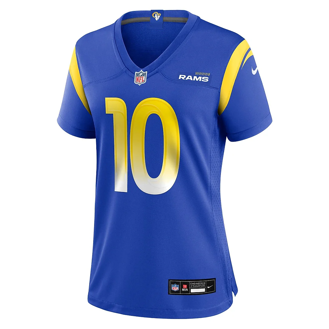 Zennovawear Josaiah Stewart Los Angeles Rams Women's Team Game Jersey - Royal