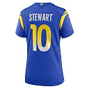 Zennovawear Josaiah Stewart Los Angeles Rams Women's Team Game Jersey - Royal