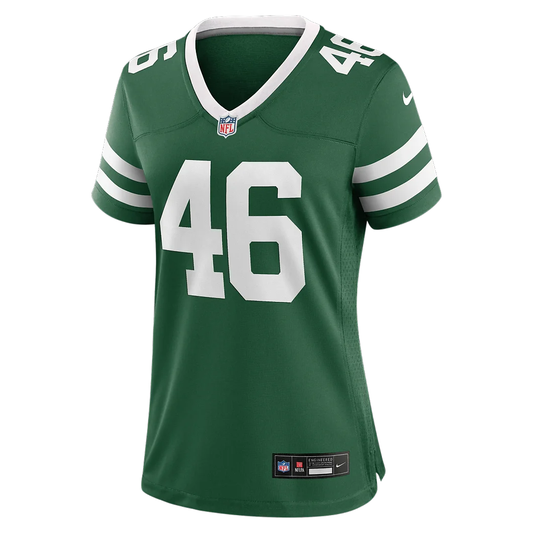 Zennovawear Joseph Ossai New York Jets Women's Team Game Jersey - Legacy Green