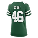 Zennovawear Joseph Ossai New York Jets Women's Team Game Jersey - Legacy Green