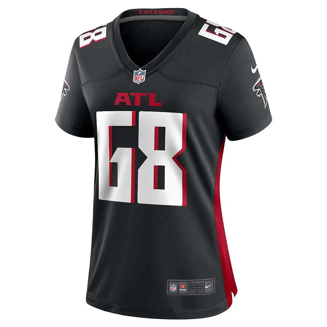 Zennovawear Josh Andrews Atlanta Falcons Women's Game Player Jersey - Black