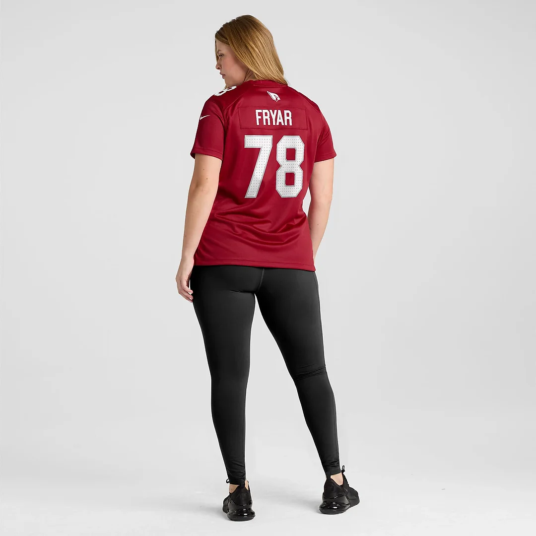Zennovawear Josh Fryar Arizona Cardinals Women's Team Game Jersey - Cardinal