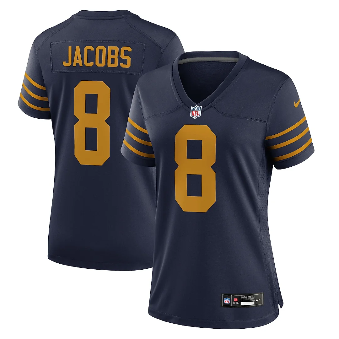 Zennovawear Josh Jacobs Green Bay Packers Women's The 1923 Classic Game Jersey - Navy