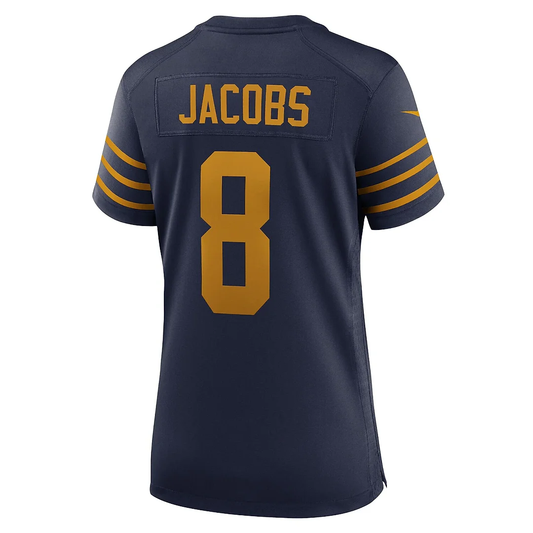 Zennovawear Josh Jacobs Green Bay Packers Women's The 1923 Classic Game Jersey - Navy