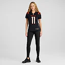 Zennovawear Josh Johnson Cincinnati Bengals Women's Team Game Jersey - Black