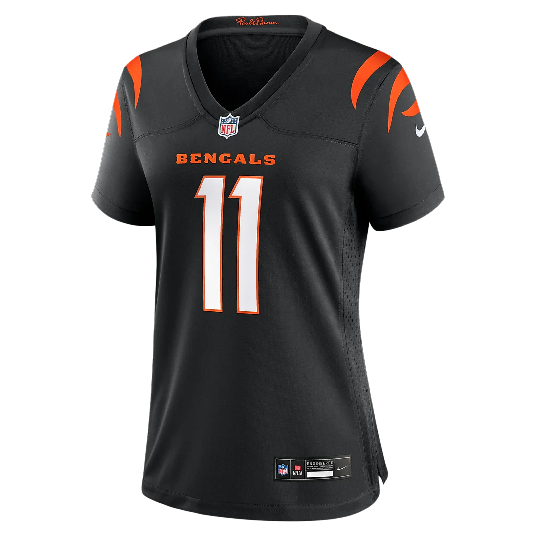 Zennovawear Josh Johnson Cincinnati Bengals Women's Team Game Jersey - Black