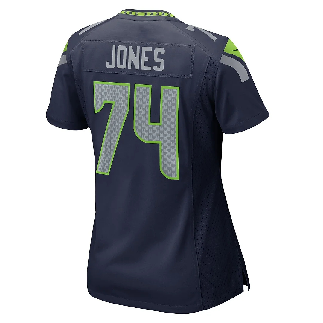 Zennovawear Josh Jones Seattle Seahawks Women's Team Game Jersey - College Navy