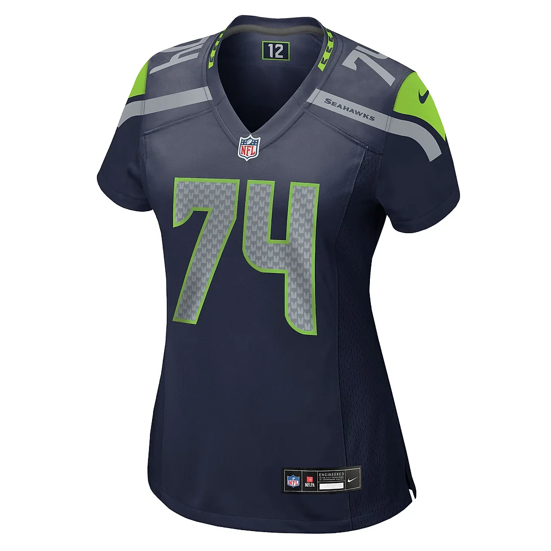 Zennovawear Josh Jones Seattle Seahawks Women's Team Game Jersey - College Navy