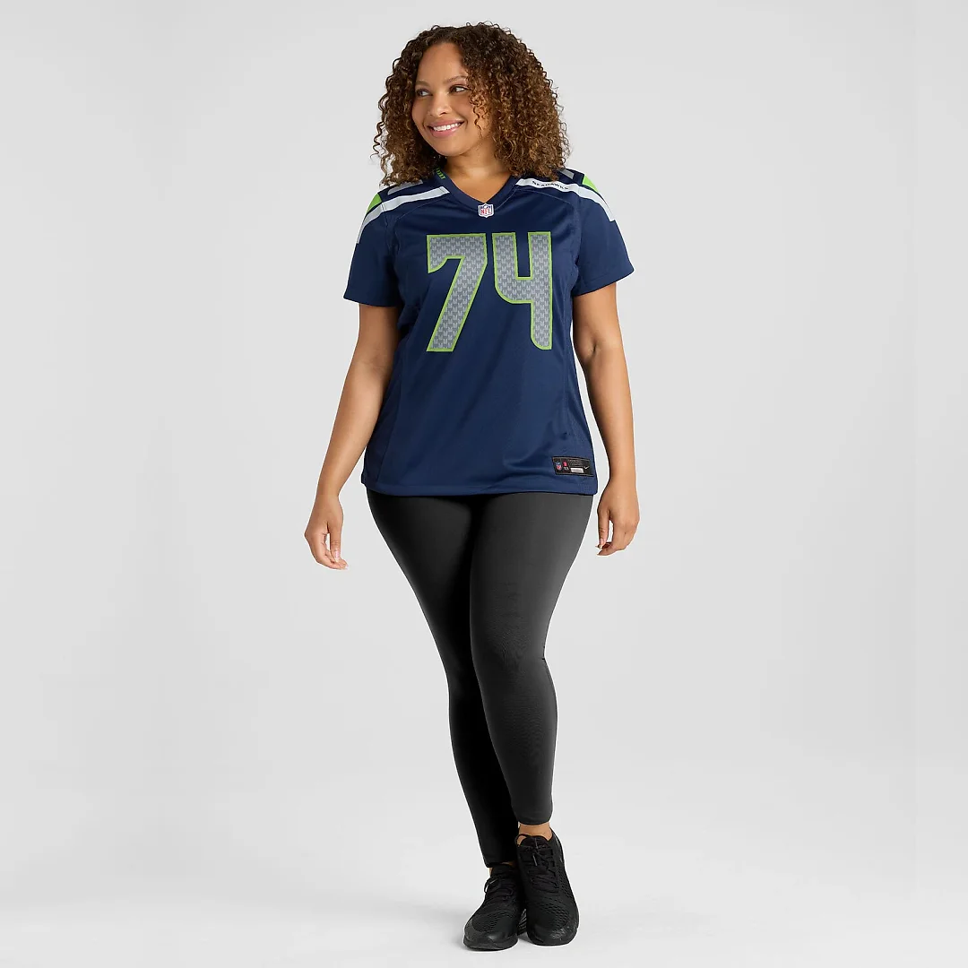Zennovawear Josh Jones Seattle Seahawks Women's Team Game Jersey - College Navy