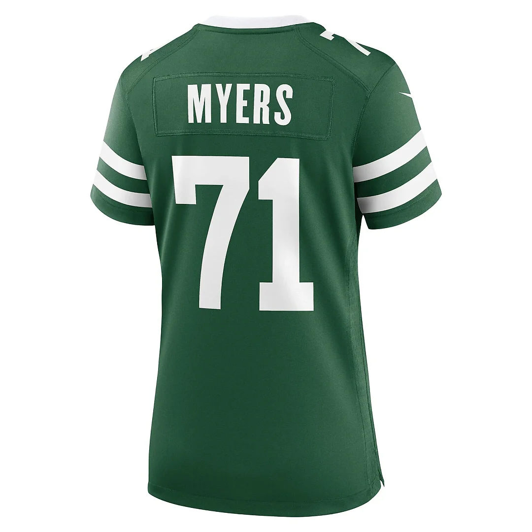 Zennovawear Josh Myers New York Jets Women's Game Jersey - Legacy Green