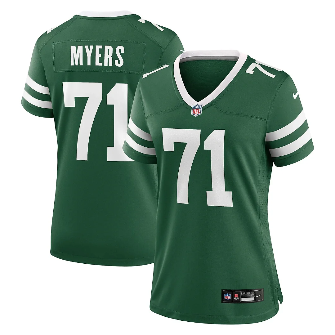 Zennovawear Josh Myers New York Jets Women's Game Jersey - Legacy Green