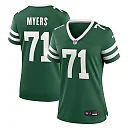 Zennovawear Josh Myers New York Jets Women's Game Jersey - Legacy Green