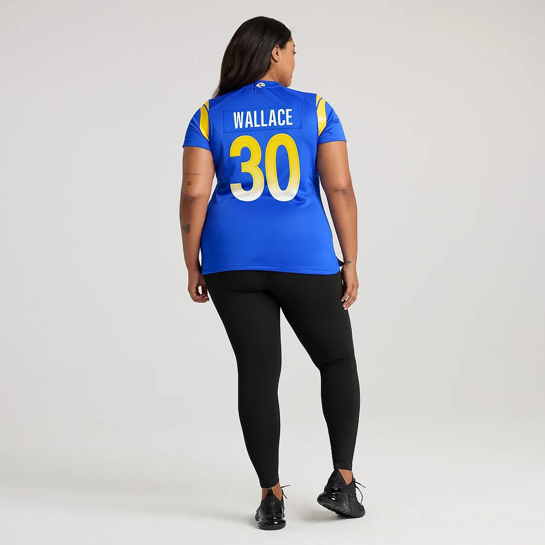 Zennovawear Josh Wallace Los Angeles Rams Women's Game Jersey - Royal
