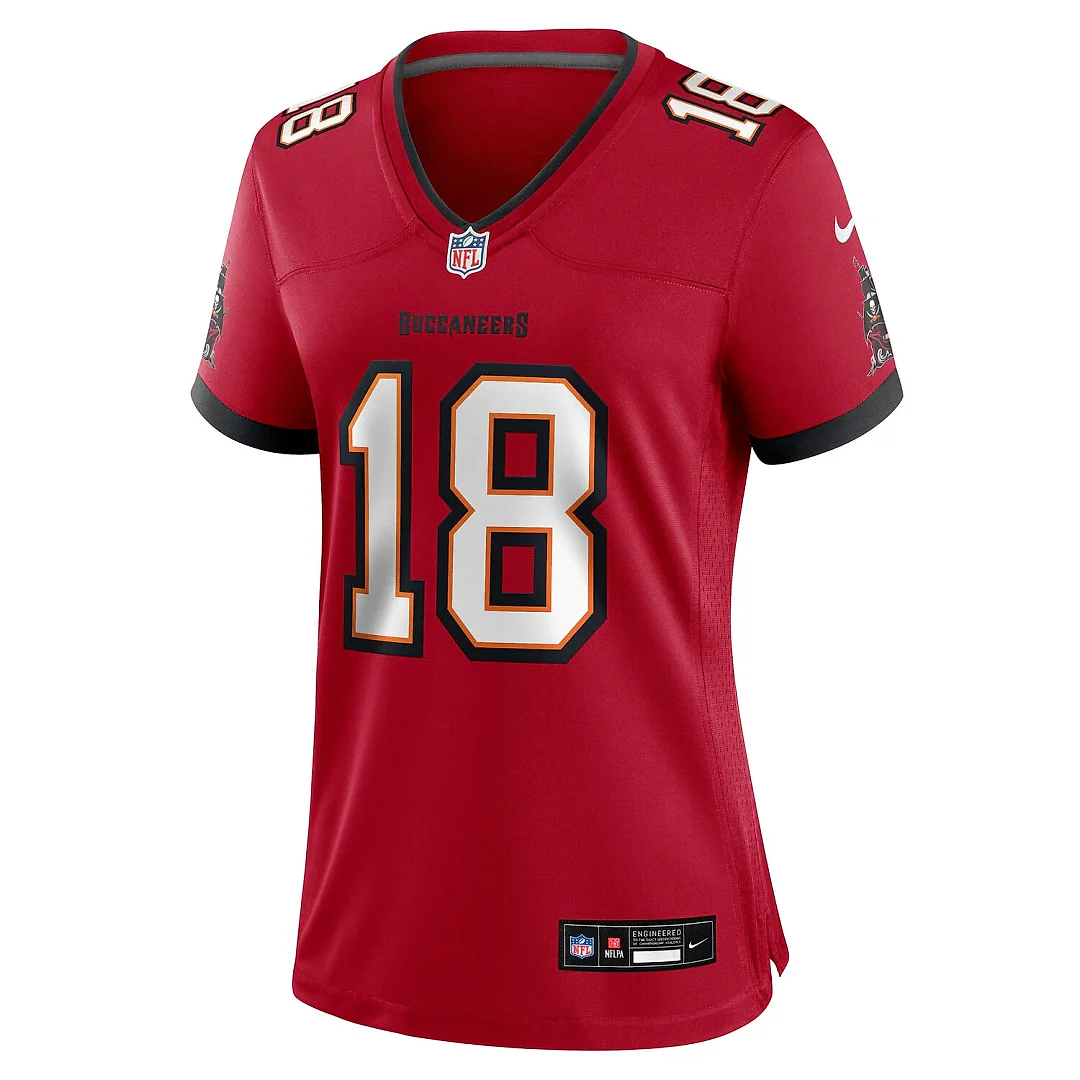 Zennovawear Josh Williams Tampa Bay Buccaneers Women's Team Game Jersey - Red