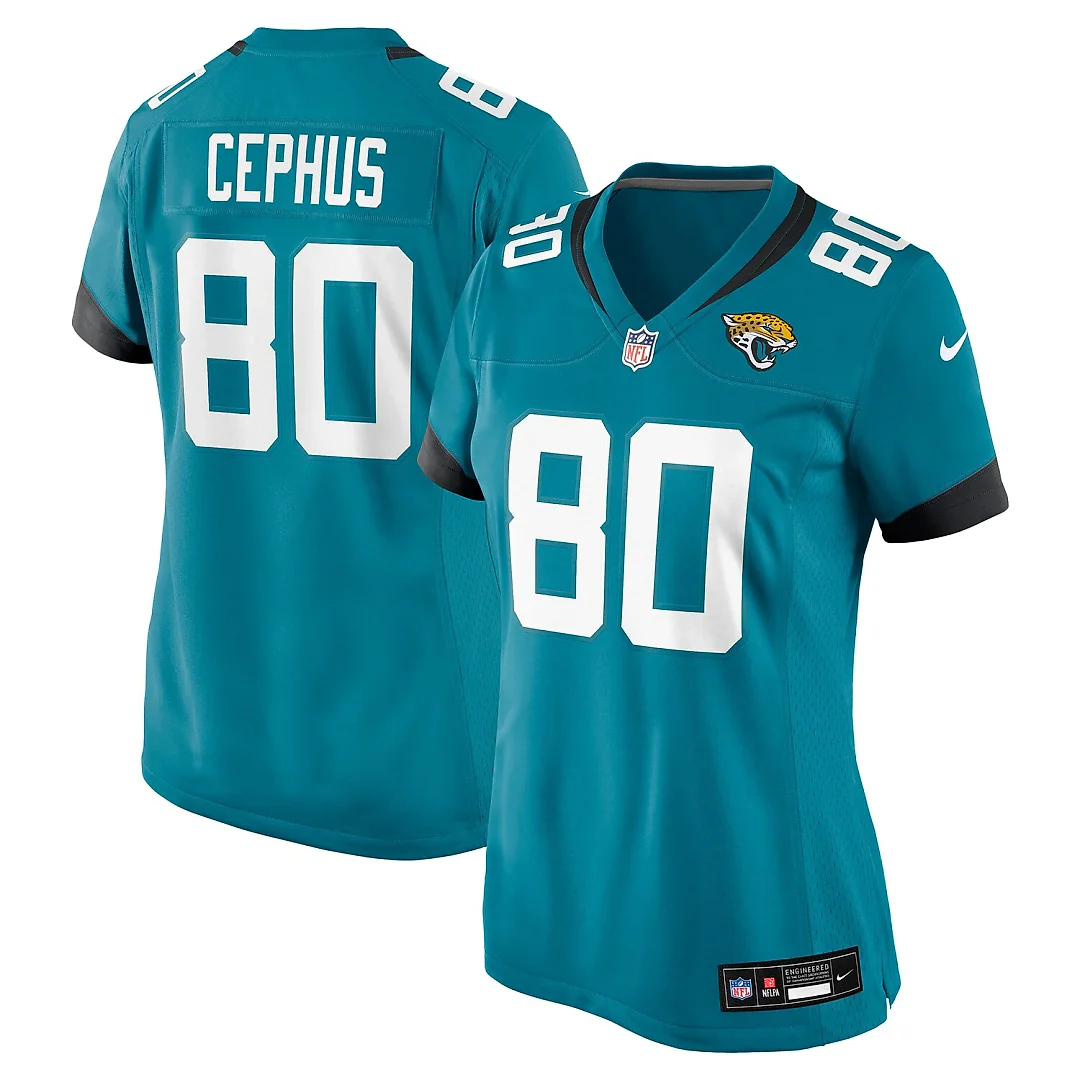 Zennovawear Joshua Cephus Jacksonville Jaguars Women's Team Game Jersey - Teal