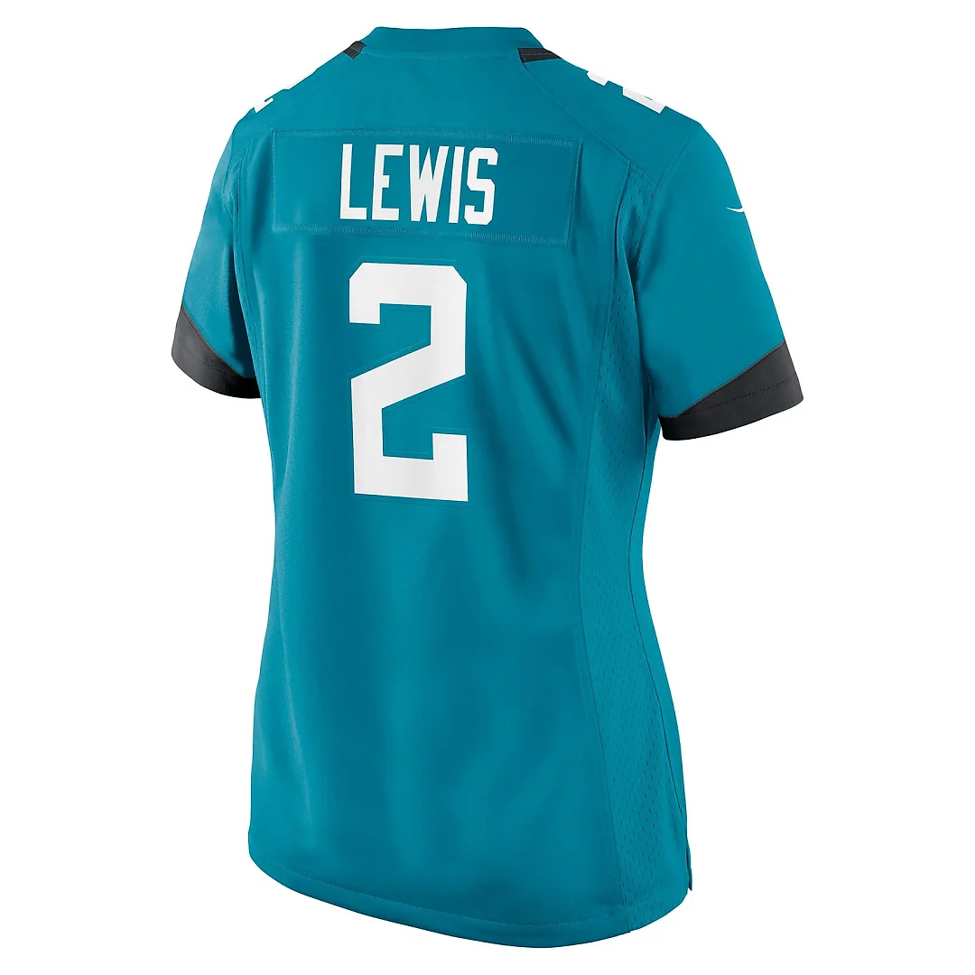 Zennovawear Jourdan Lewis Jacksonville Jaguars Women's Team Game Jersey - Teal